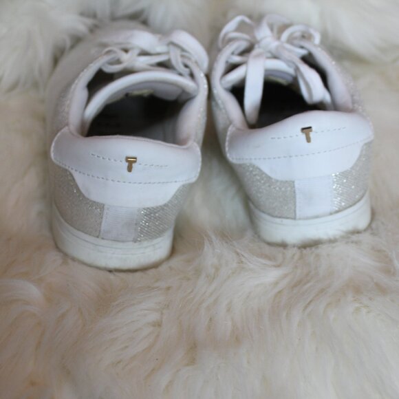 Ted Baker Feeko Silver Sneaker shoes size 7.5 - Picture 6 of 9